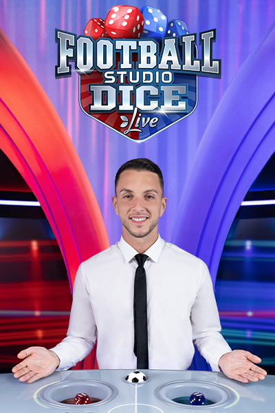 Football Studio Dice — live game show game by Evolution at Rivo Casino