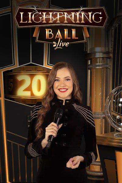 Lightning Ball — live game show game by Evolution at Rivo Casino