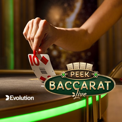 Peek Baccarat — live baccarat game by Evolution at Rivo Casino