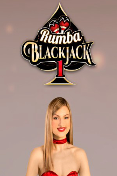 Rumba Blackjack 1 — live blackjack game by Ezugi at Rivo Casino