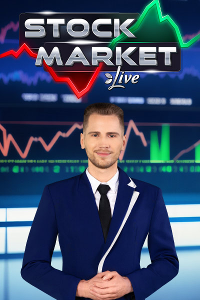Stock Market Live — live game show game by Evolution at Rivo Casino